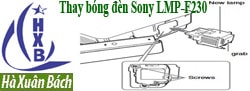 Hướng dẫn thay bóng đèn máy chiếu Sony LMP-F230