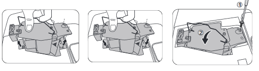 Hướng dẫn tháo lắp bóng đèn máy chiếu Benq MH680