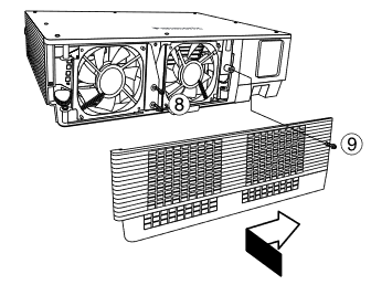 Lắp bóng đèn máy chiếu Panasonic PT-DW5100E