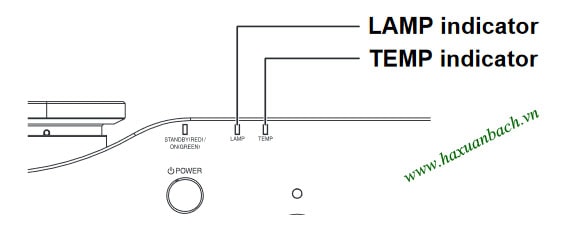 Cách báo thay bóng đèn máy chiếu Panasonic PT-AX100