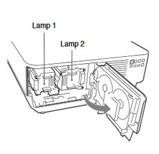 Cách thay bóng đèn máy chiếu Sony VPL-FX500