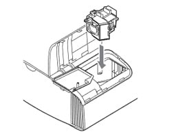 Thay bóng đèn máy chiếu Sony VPL-VW300ES bước 6