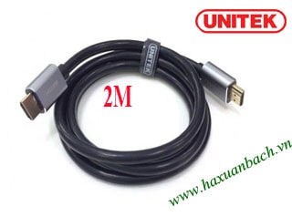 Cáp HDMI 2M Unitek 2.0/4K