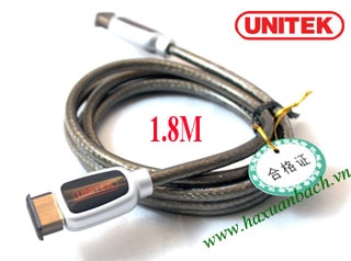 Nhà phân phối cáp HDMI 1.8M Unitek chính hãng