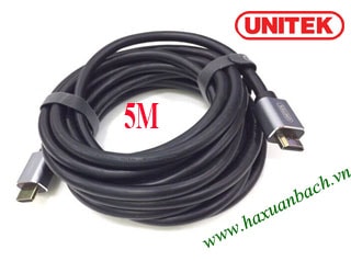 Nhà phân phối cáp HDMI 5M Unitek chính hãng