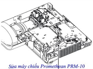 Sửa máy chiếu Promethean PRM-10 không nguồn