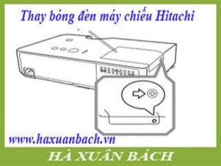Thay bóng đèn máy chiếu Hitachi