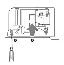 Lắp bóng đèn máy chiếu Sony LMP-C200